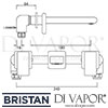 Bristan Pivot Wall Mounted Bath Filler Dimensions